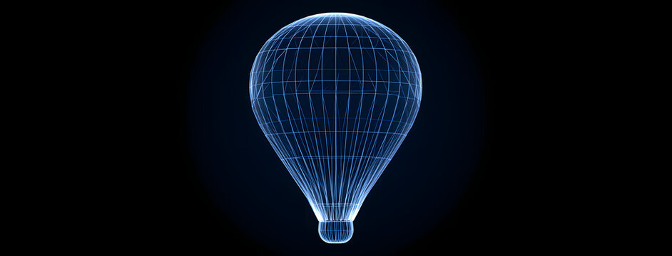 A spherical graphic with geometric shapes and lines representing digital networks appears on a dark background. The globe is bright, encompassing concepts like internet technology, computer science, a