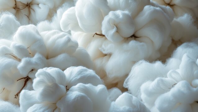 Detailed texture of cotton close-up. Wool. Health. Medicine