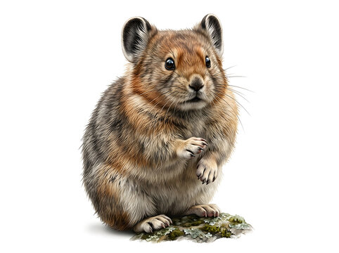 Ili Pika Sitting Wildlife Animal PNG