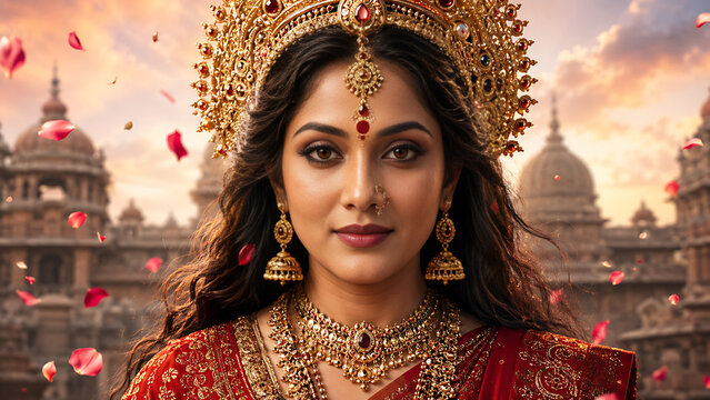 Durga Puja Durga Pooja Navratri Festival Celebrating Maa Durga Mahakali Mahalakshmi Mahasaraswati Adi Shakti Vijayadashami