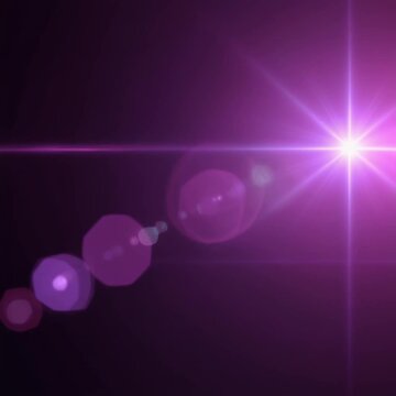 Dreamy magenta and violet cinematic light leak overlay with glowing gradients, realistic lens flare, soft bokeh and seamless looping motion on black background for premium video editing projects.