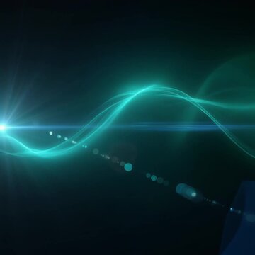 Elegant teal and aqua cinematic lens flare overlay with translucent light leaks, realistic optical reflections, soft haze and seamless looping motion for premium video editing on dark background.