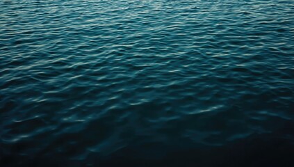 Obraz premium Tranquil ocean surface with copy space for text and subtle color shifts