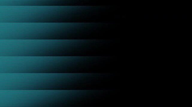 Cyan horizontal scanlineson black futuristic background