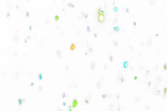 Colorful Confetti Falling Against Transparent Background Celebration Party Abstract