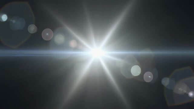Soft white cinematic lens flare overlay with luminous ivory and silver gradients, realistic optical bloom, refined bokeh and seamless looping motion for premium video editing on dark background.