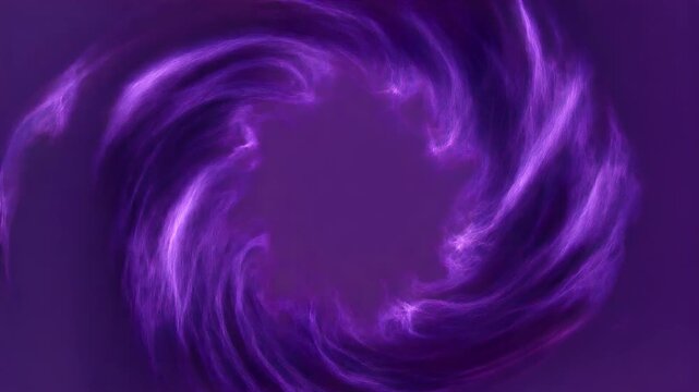 Mysterious Purple Flames Swirling with Otherworldly Glow and Orbiting Camera Motion on Transparent Background