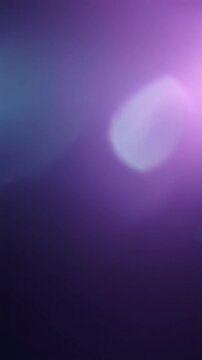 Soft lavender cinematic light leak overlay with pastel violet and icy blue gradients, realistic lens reflections, glowing bokeh and seamless looping motion for premium video editing on dark background