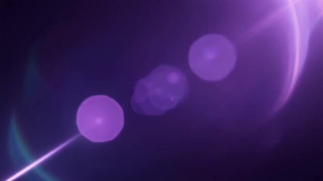 Soft lavender cinematic light leak overlay with pastel violet and icy blue gradients, realistic lens reflections, glowing bokeh and seamless looping motion for premium video editing on dark background