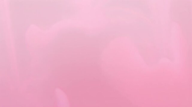 Smooth Gradient of Pink Ink Dissolving and Blending on Transparent Background, Aesthetic Liquid Motion