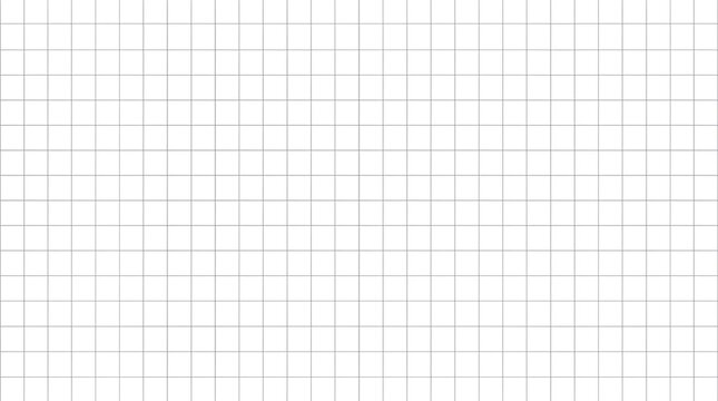 A clean and simple grid pattern consisting of thin, dark gray lines on a white background, creating a precise and uniform square graph paper
