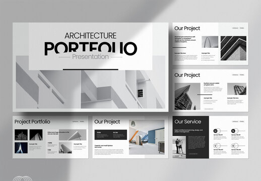 Architecture Portfolio Layout Presentation Template