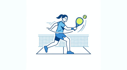 Fototapeta premium someone playing padel