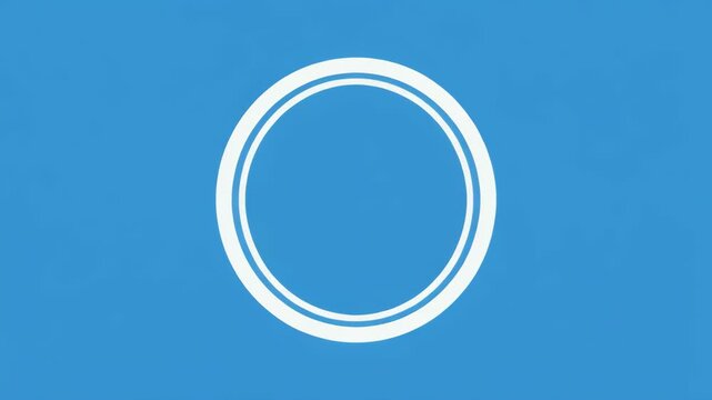 Abstract Circular Elements Animated Motion Graphic Background with Blue and Black Background