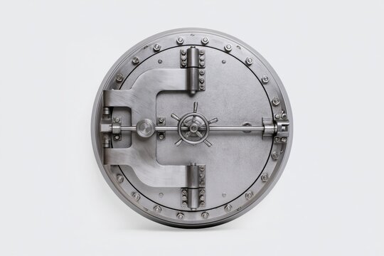 The Circular Steel Safe Door with Locking Wheel and Bolted Mechanism
