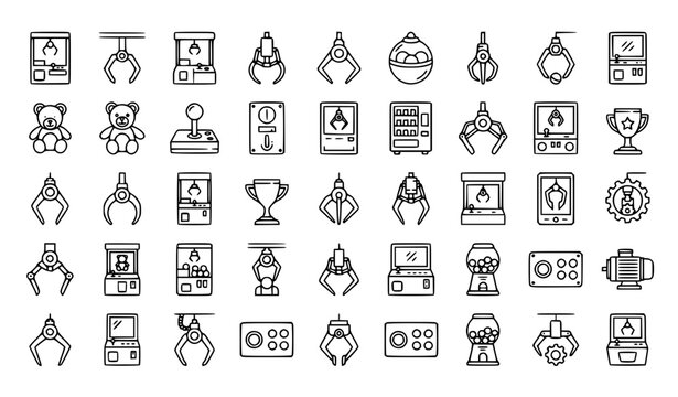 Claw Machine Icons