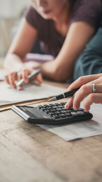 Family budget planning and calculating household expenses	
