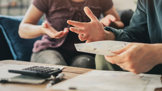Disagreement and argument over the family budget