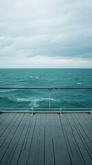 Fototapeta premium Outdoors horizon nature ocean.