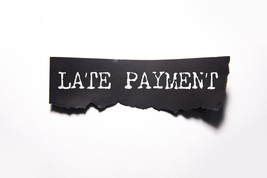 paper with LATE PAYMENT text
