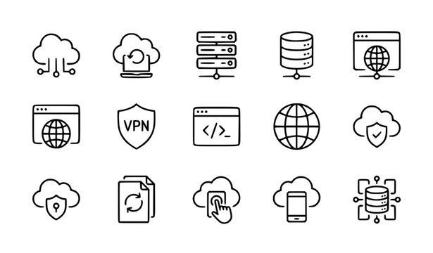 Cloud Computing Icons