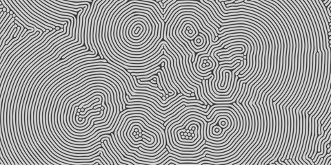 Fototapeta premium Abstract Wavy Topographic Lines Vector Design Texture. Organic Pattern Trippy Backdrop.