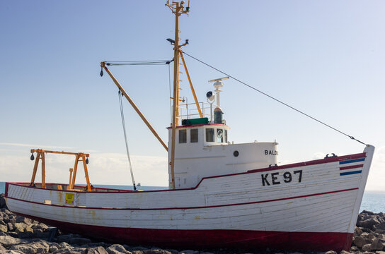 Baldur KE 97 Gullmolinn ship on May 18, 2026 in Keflavik, Iceland