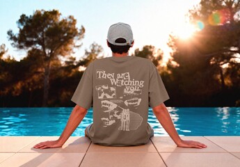 Street T-Shirt Mockup For Apparel And Branding Design