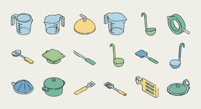 dental icons set