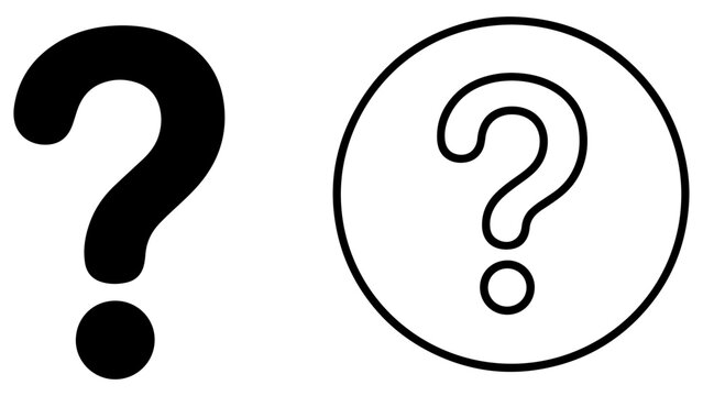 question mark icon collection set faq