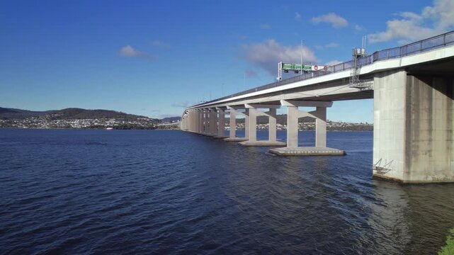 Tasman Bridge, Tasmania Aerial