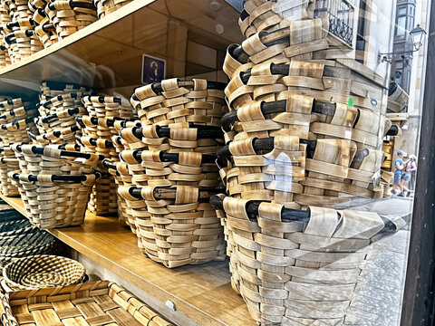 Artisan Woven Basket Harmony in Natural Light