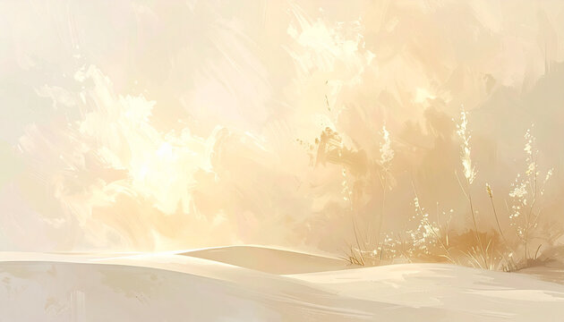 Golden Light Background