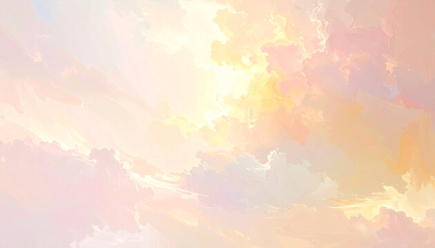 Pastel Sky Cloud Background
