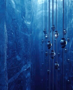 Deep ice particle detector for cosmic neutrino research