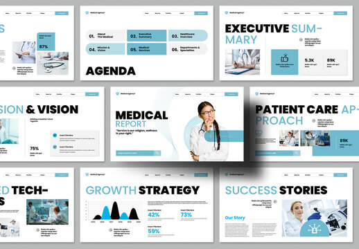 Medical Presentation Template Design