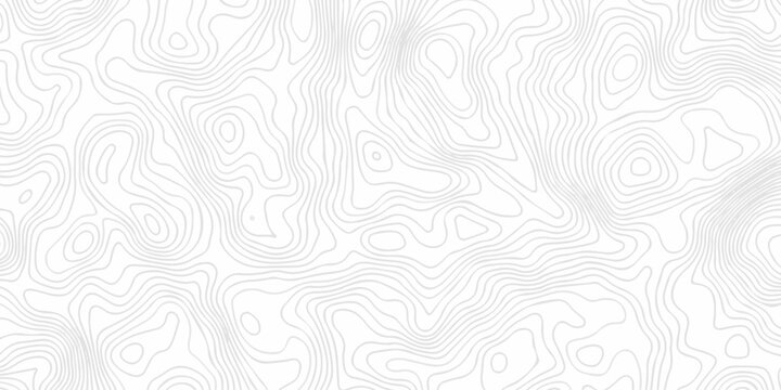 Abstract minimal The pattern discovery vector topo map creative discovery White wave grid stripe line map topography. vector geographic contour mounted map background.