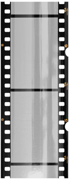 Scanned 35mm Positive Film Strip with Glossy Reflection Texture
