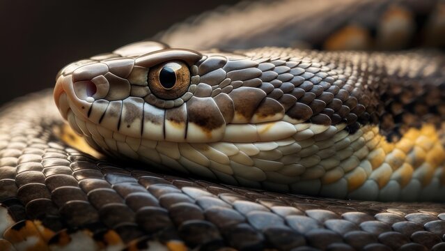 Close-up of a snake's head