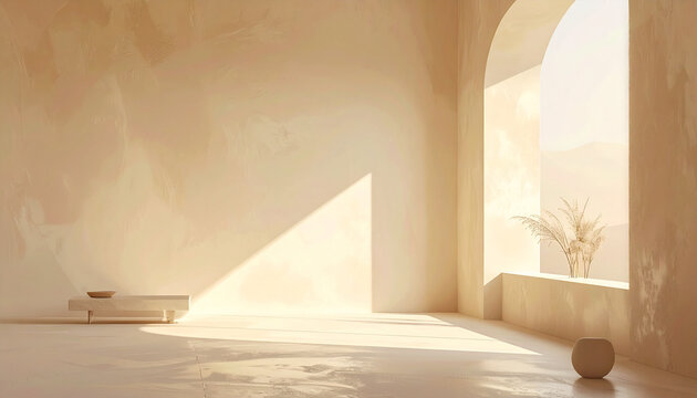 Luxury Sunlit Minimal Interior
