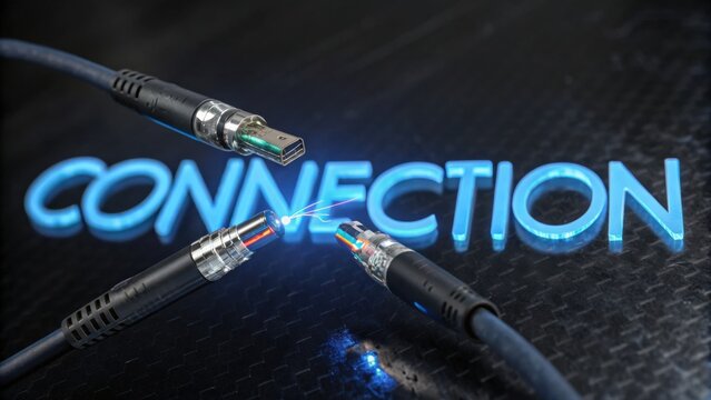 Dynamic Visual of Cables Creating Electric Connection Against Modern Background with Engaging Text Style