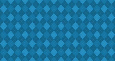 Obraz premium Argyle vector pattern. Dark green with thin slim golden dotted line. Seamless vivid geometric background