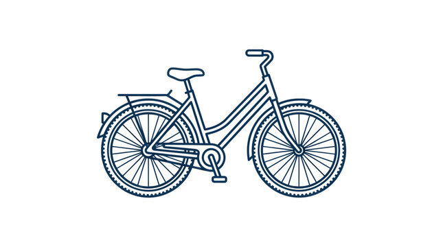 Bicycle with fender and basket.