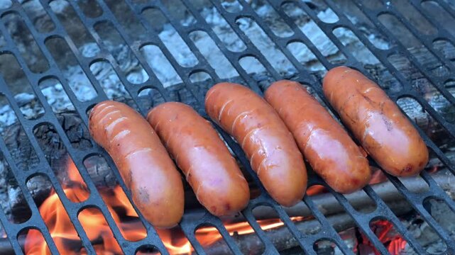 Kiełbasa, grilowanie, super jedzenie na maj&oacute;wkę,