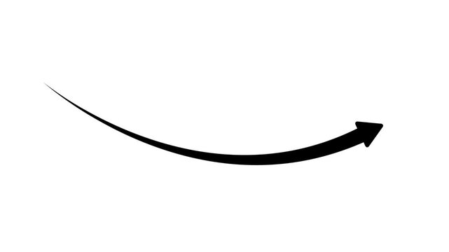 black chalk arrow isolated on White background .Business growth arrow and graph chart. Arrow up with chalk.