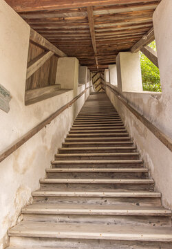 Treppe, Dach, Aufstieg, Holzdreppe, steiermark.
