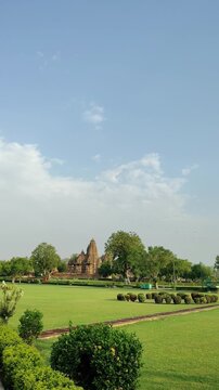 Ancient Hindu Temple Complex Landscape