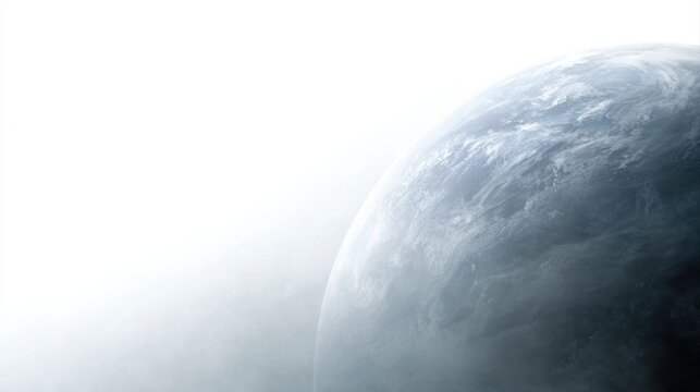 planet earth covered with pollution haze environmental crisis concept