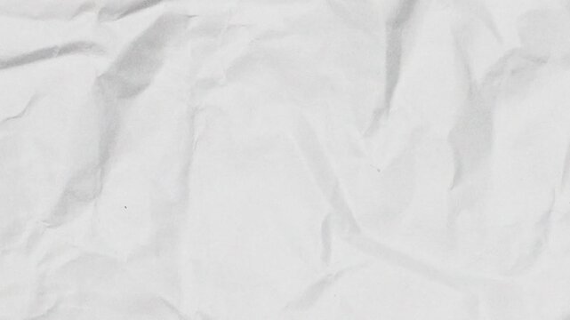 Seamless Crumpled White Paper left to right horizonta Animation