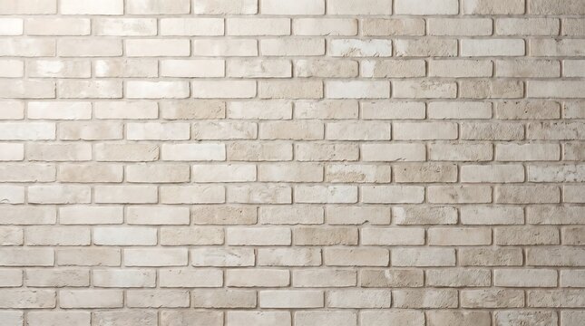 Light beige exterior brick wall pattern texture background